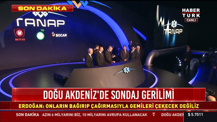TANAP Avrupa Bağlantısı Açılış Töreni