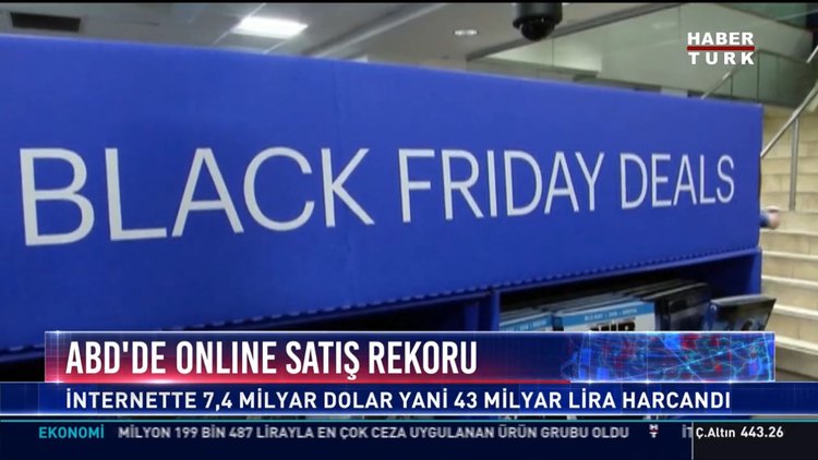 ABD'de onlıne satış rekoru