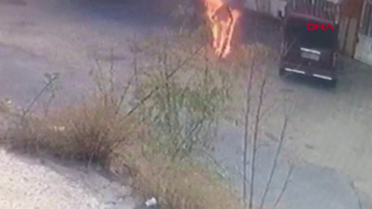 Tinerle soba tutuşturmak isterken kendini yaktı