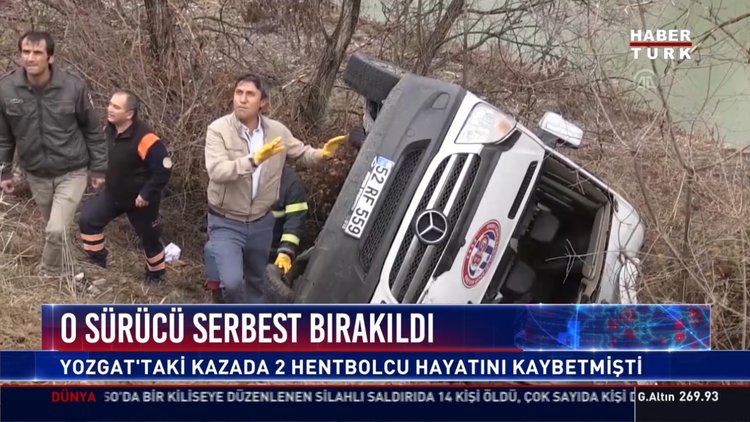 O sürücü serbest bırakıldı