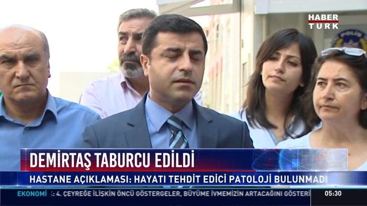 Demirtaş taburcu edildi