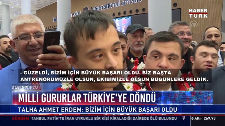 Milli gururlar Türkiye'ye döndü
