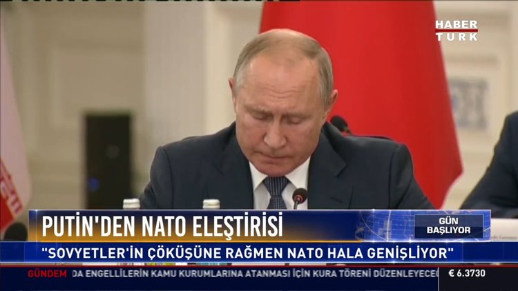 Putin'den NATO eleştirisi
