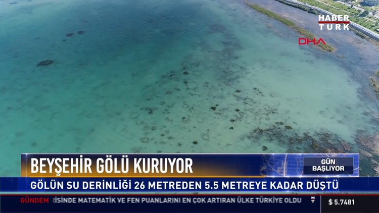 Beyşehir Gölü kuruyor