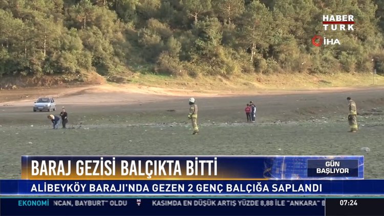 Baraj gezisi balçıkta bitti