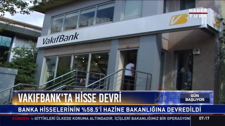 Vakıfbank'ta hisse devri