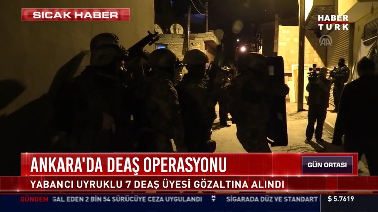 Ankara'da DEAŞ Operasyonu