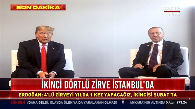 İkinci dörtlü zirve İstanbul'da