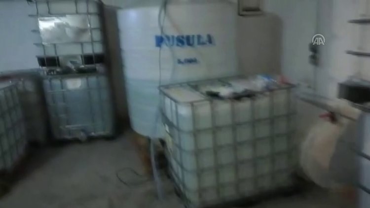 Başkentte sahte içki üretiminde kullanılan 24 ton etil alkol ele geçirildi