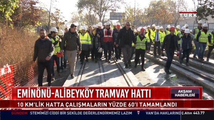 Eminönü-Alibeyköy tramvay hattı