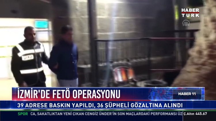 İzmir'de FETÖ operasyonu