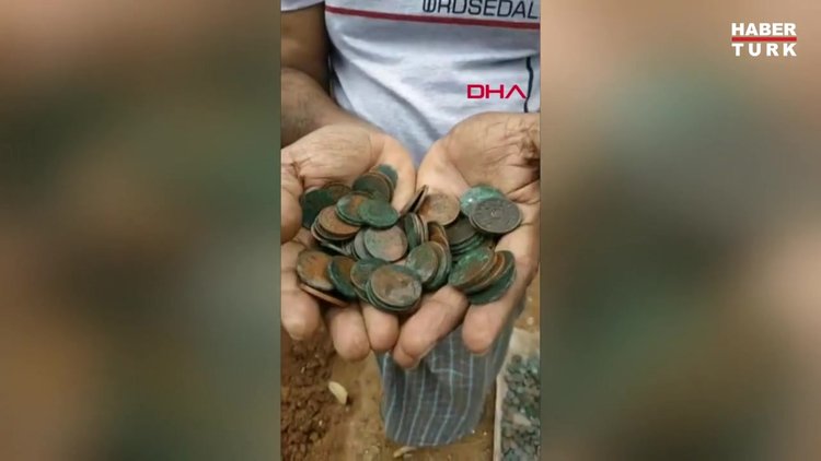 Lotoyu vurdu arazi aldı, arazide define buldu