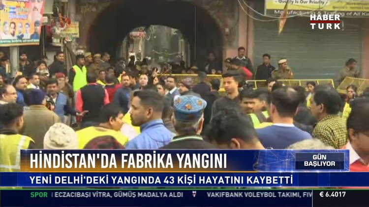 Hindistan'da fabrika yangını
