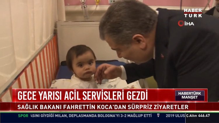 Bakandan gece yarısı ziyareti