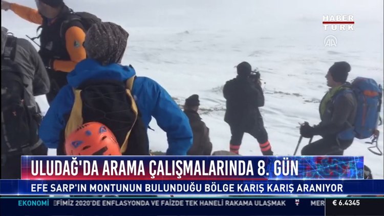 Uludağ'da arama çalışmalarında 8. gün