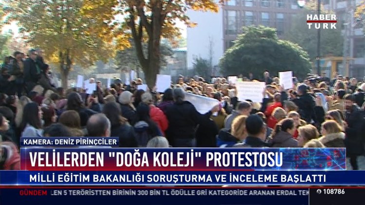 Velilerden ''Doğa Koleji'' protestosu