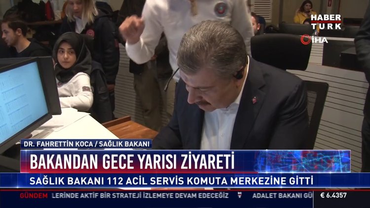 Bakandan gece yarısı ziyareti