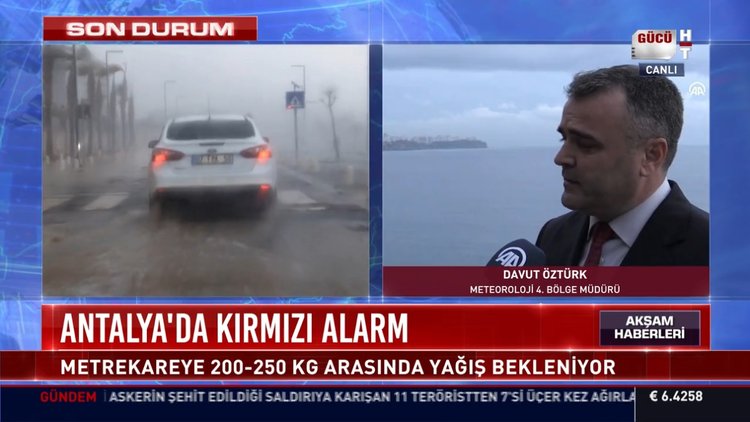 Antalya'da kırmızı alarm