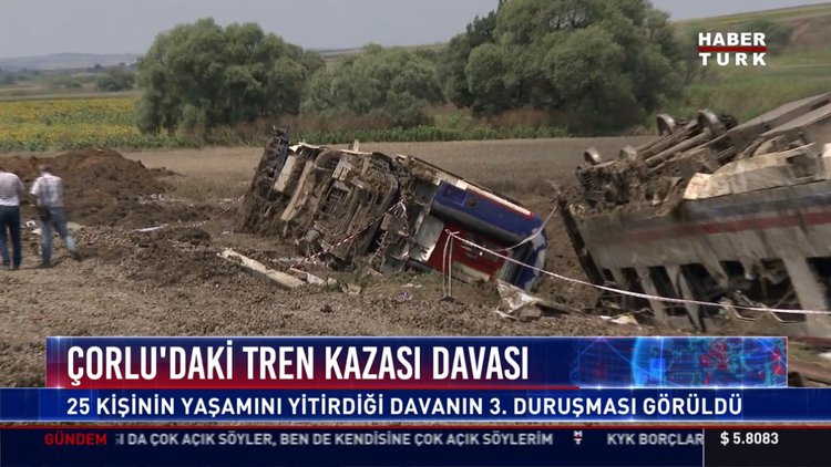 Çorlu'daki tren kazası davası