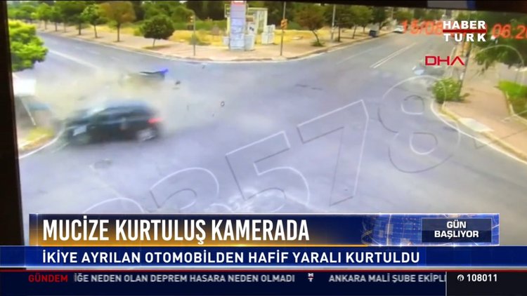 Mucize kurtuluş kamerada