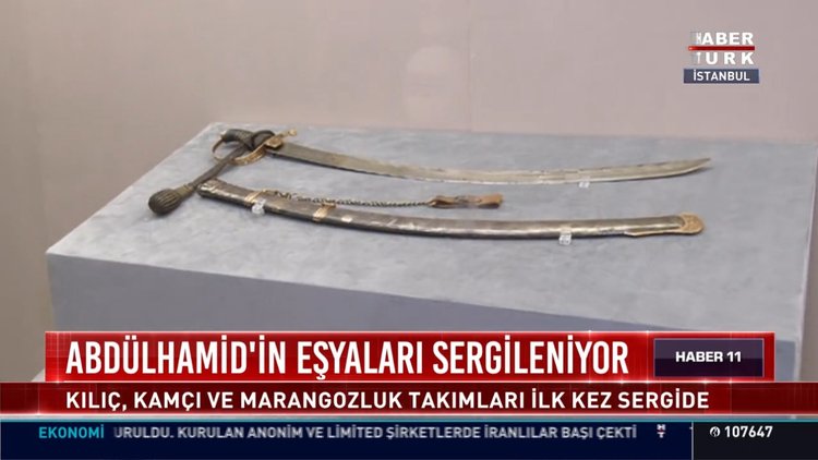 Abdülhamid'in eşyaları sergileniyor