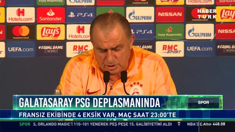 Galatasaray PSG deplasmanında