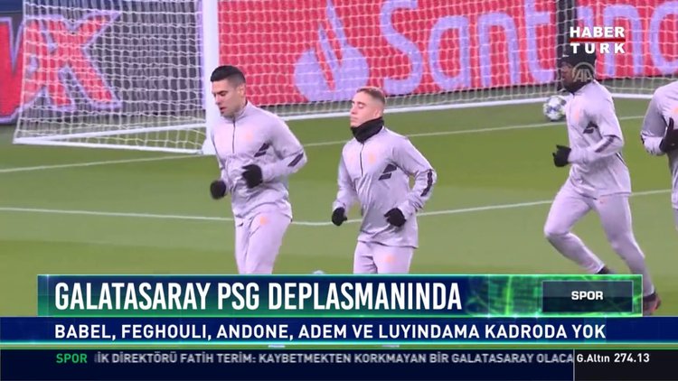 Galatasaray PSG deplasmanında
