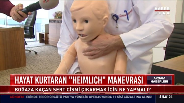 Heimlich manevrası nasıl yapılır?