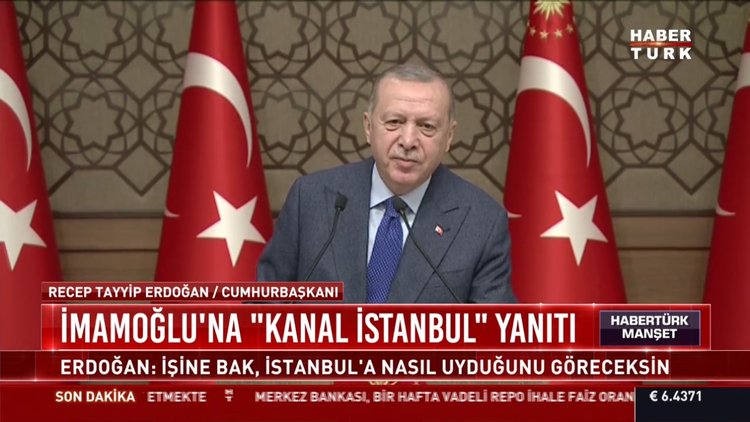 İmamoğlu'na "Kanal İstanbul" yanıtı