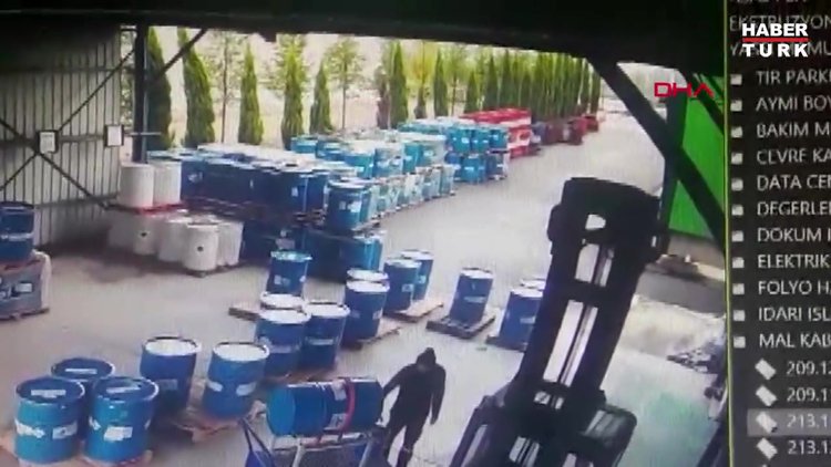 Depoda 'yakan' temizlik