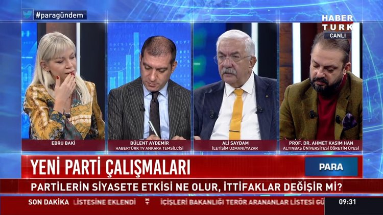 Yeni parti çalışmaları