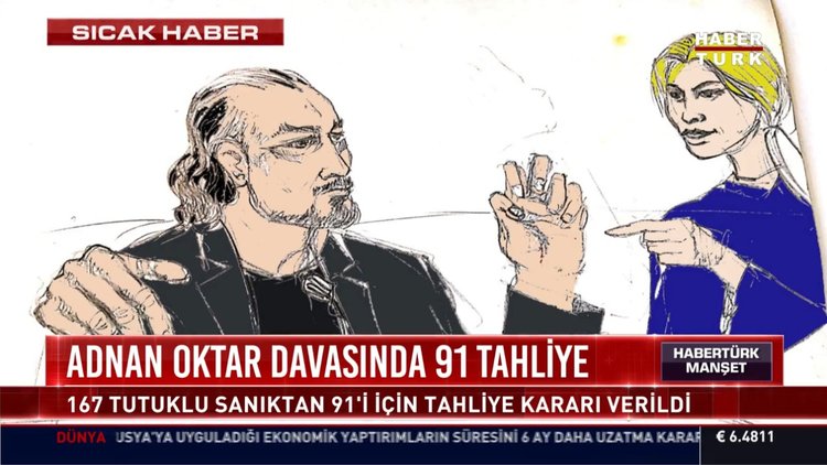Adnan Oktar davasında 91 tahliye
