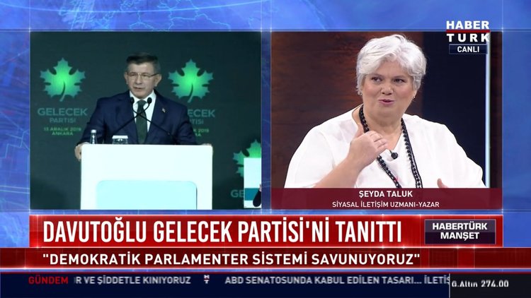 Davutoğlu Gelecek Partisi'ni tanıttı