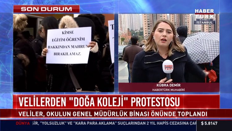 Velilerden "Doğa Koleji" protestosu