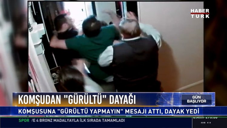 Komşudan "gürültü" dayağı