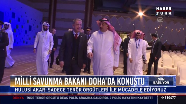 Milli savunma bakanı Doha'da konuştu