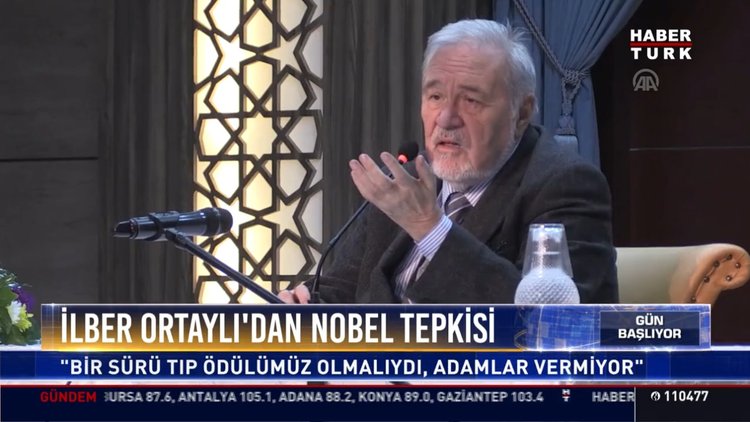 İlber Ortaylı'dan nobel tepkisi