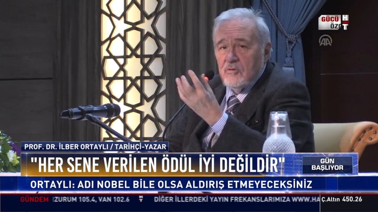 ''Her sene verilen ödül iyi değildir''
