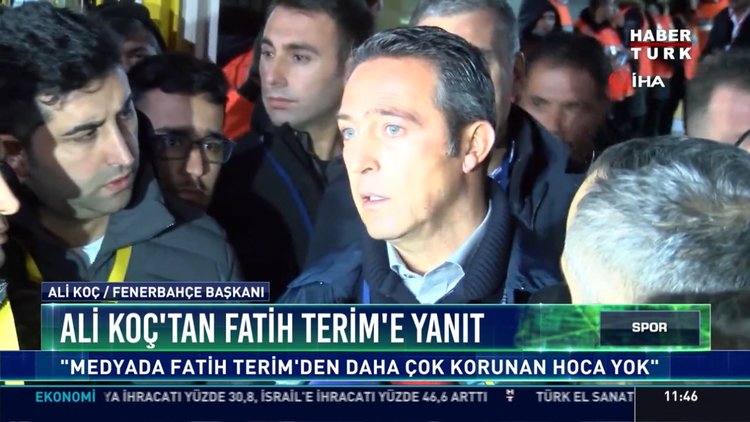 Ali Koç'tan Fatih Terim'e yanıt