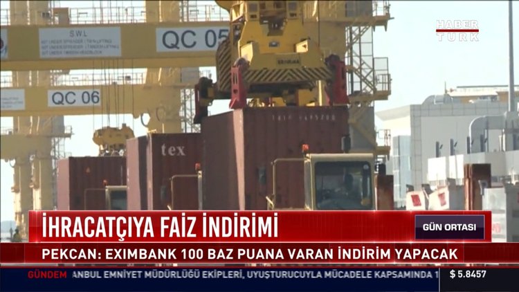 İhracatçıya faiz indirimi