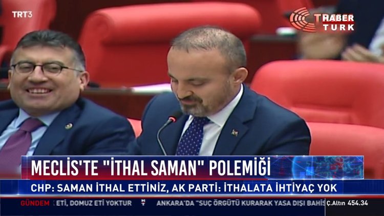 Meclis'te ''ithal saman'' polemiği
