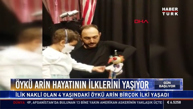 Öykü Arin hayatının ilklerini yaşıyor