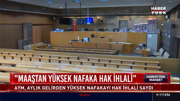 "Maaştan yüksek nafaka hak ihlali"