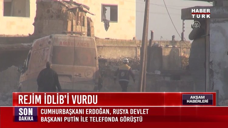 Rejim İdlib'İ vurdu