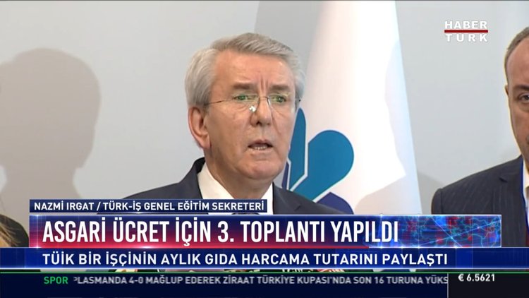 Asgari ücret 3. toplantı yapıldı