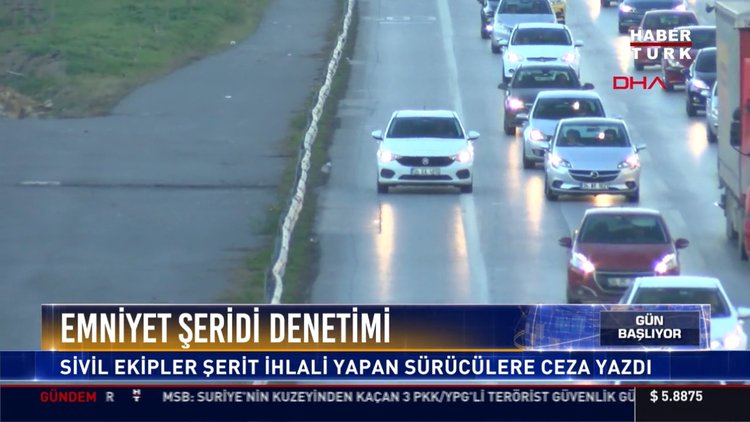 Emniyet şeridi denetimi