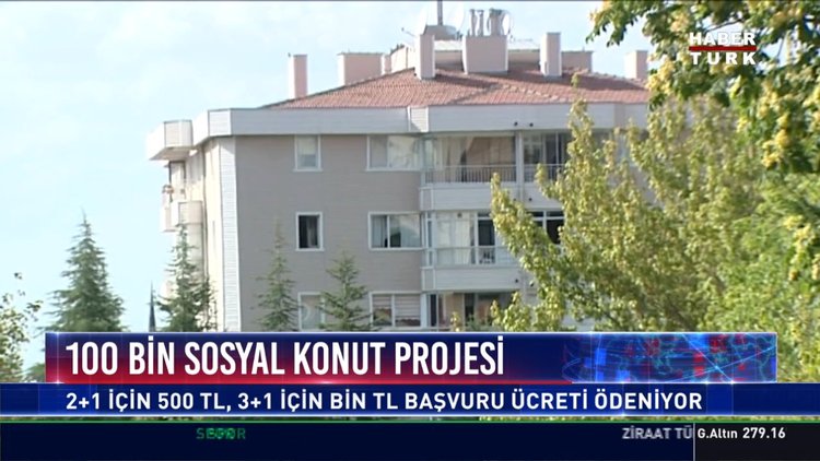100 bin sosyal konut projesi