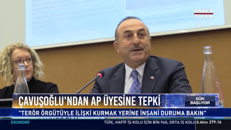 Çavuşoğlu'ndan AP üyesine tepki