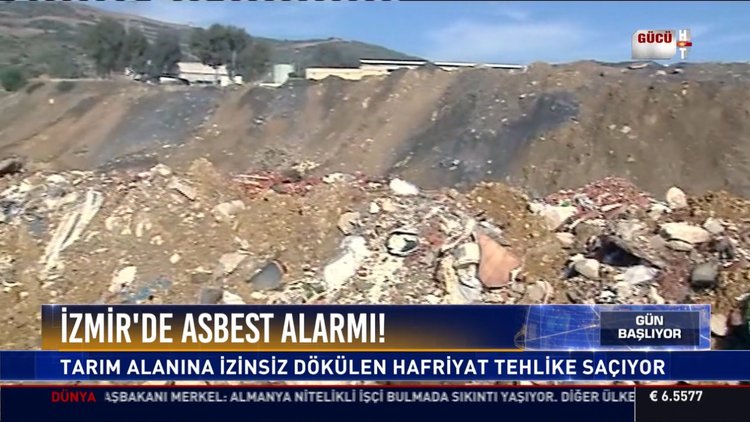 İzmir'de Asbest alarmı!