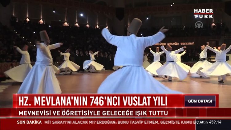 Konya'da Şeb-i Arus Töreni yapıldı